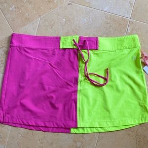 LoveShackFancy x Hurley Solid Blocked Boardie Skirt